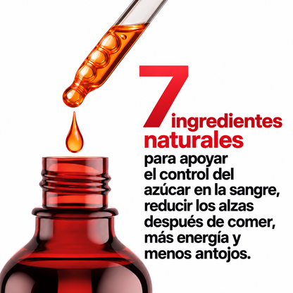 Gotas complejo de azúcar en sangre | Regula los niveles de glucosa